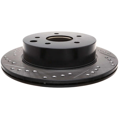 StopTech Sport Drilled/Slotted Brake Rotor; Rear Right