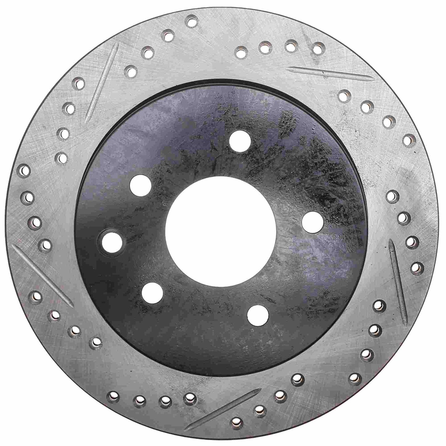 StopTech Sport Drilled/Slotted Brake Rotor; Rear Right