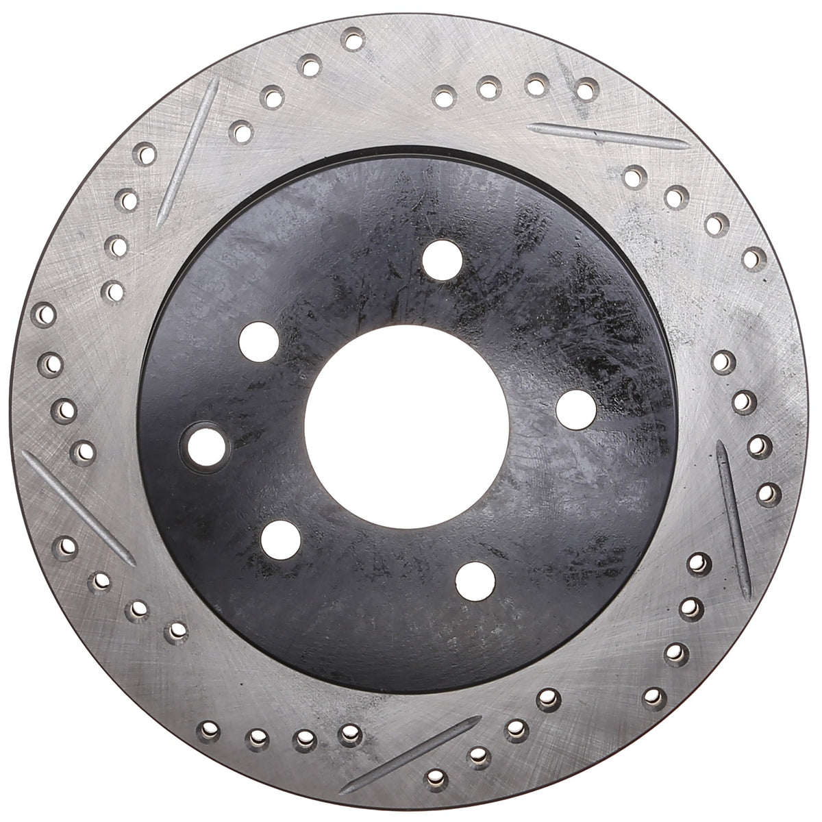 StopTech Sport Drilled/Slotted Brake Rotor; Rear Right