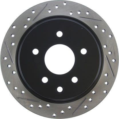 StopTech Sport Cryo Drilled/Slotted Brake Rotor; Rear Right