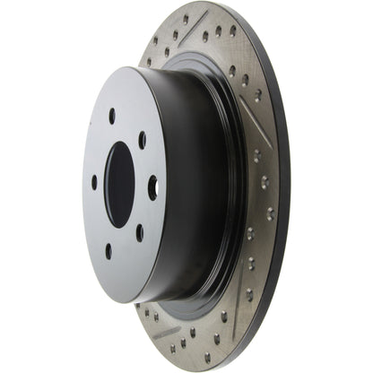 StopTech Sport Cryo Drilled/Slotted Brake Rotor; Rear Right