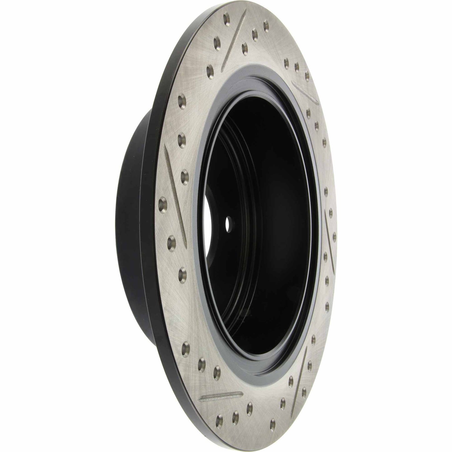 StopTech Sport Drilled/Slotted Brake Rotor; Rear Left