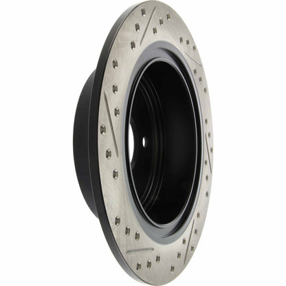 StopTech Sport Drilled/Slotted Brake Rotor; Rear Left