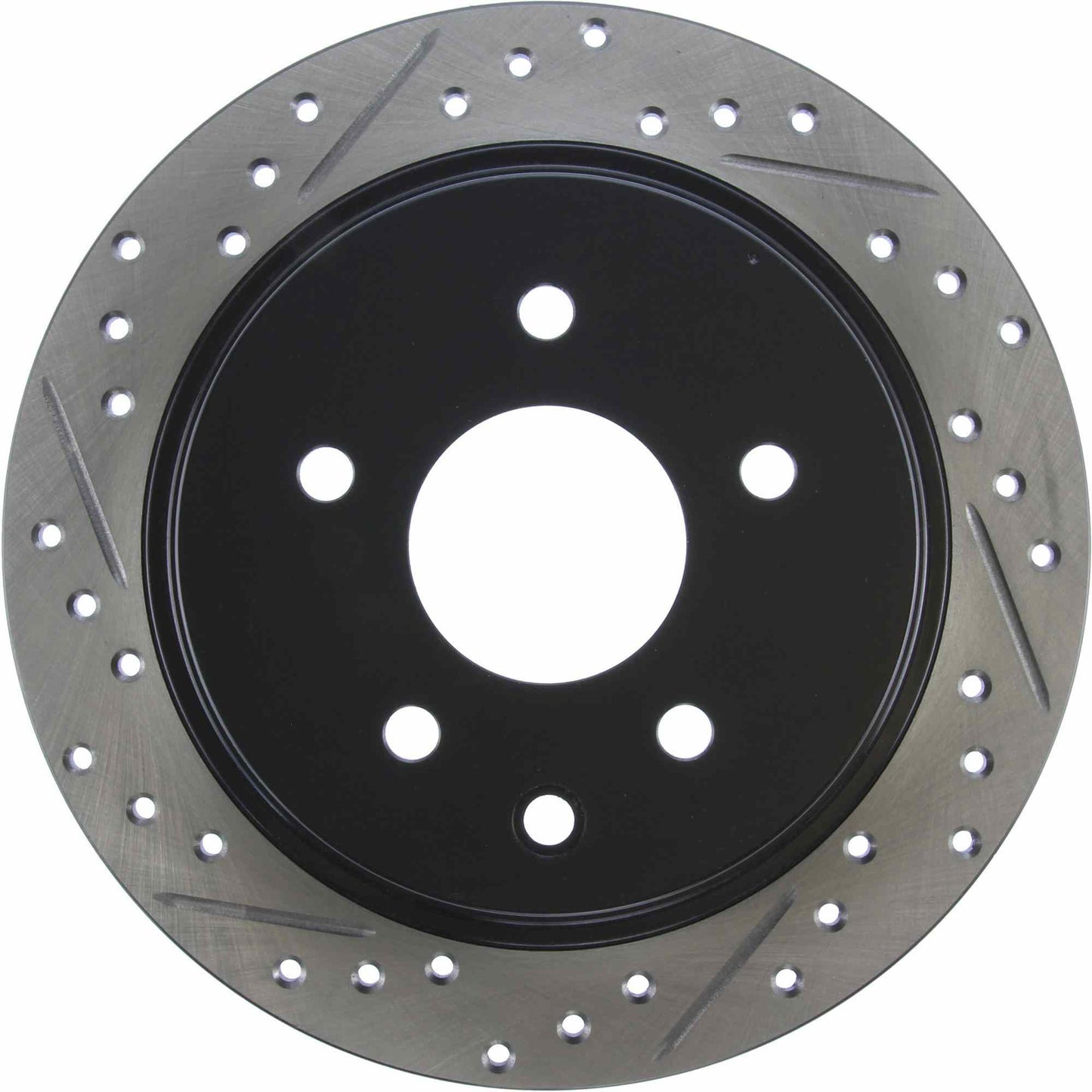 StopTech Sport Drilled/Slotted Brake Rotor; Rear Right