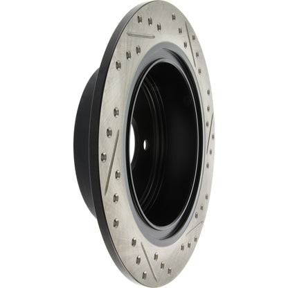 StopTech Sport Drilled/Slotted Brake Rotor; Rear Right