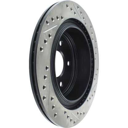 StopTech Sport Cryo Drilled/Slotted Brake Rotor; Rear Right