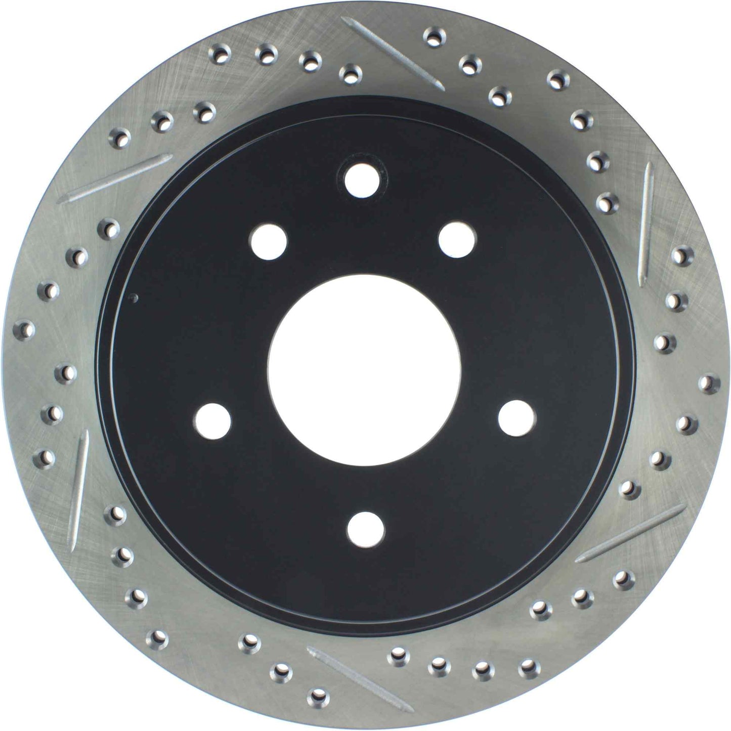 StopTech Sport Drilled/Slotted Brake Rotor; Rear Left