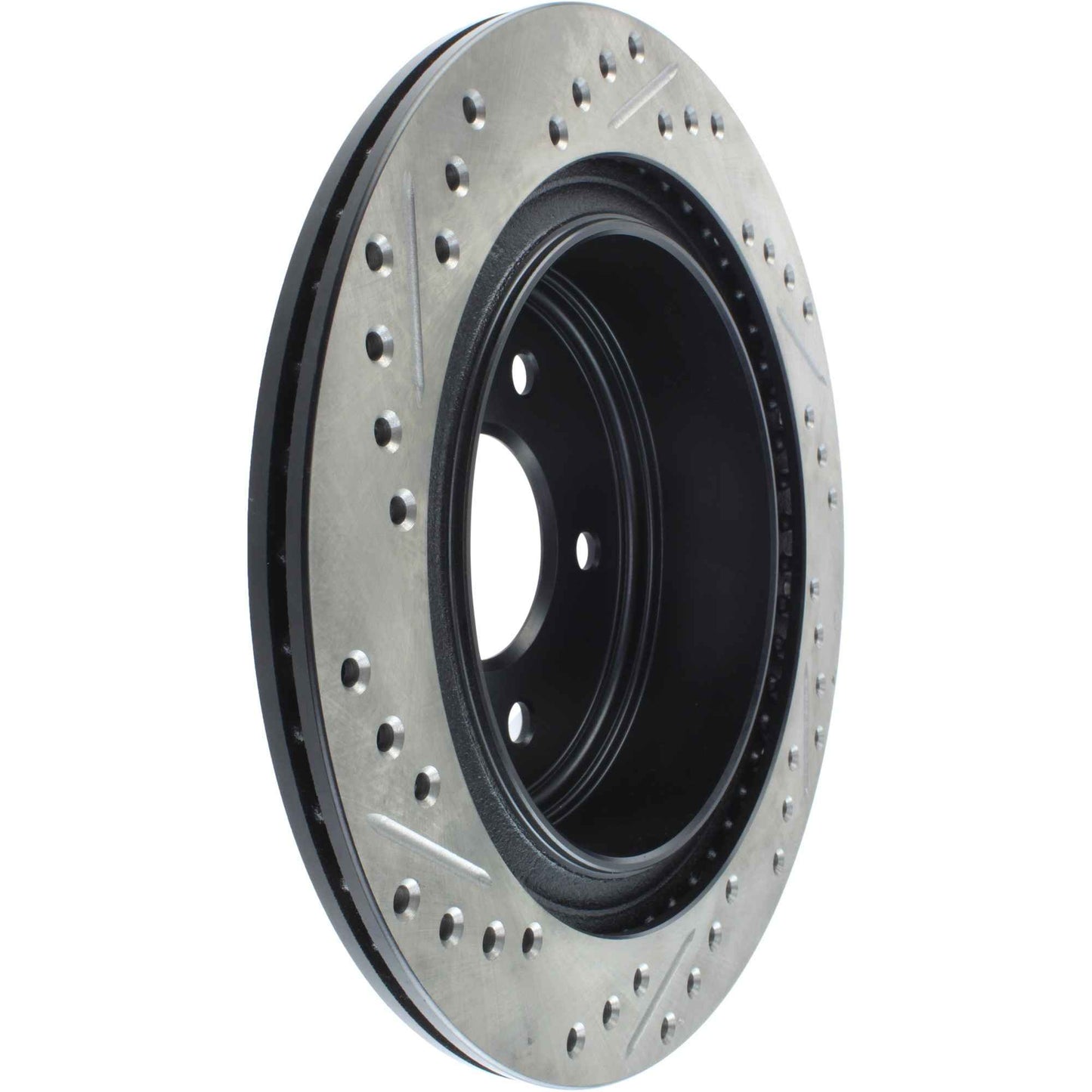 StopTech Sport Drilled/Slotted Brake Rotor; Rear Left