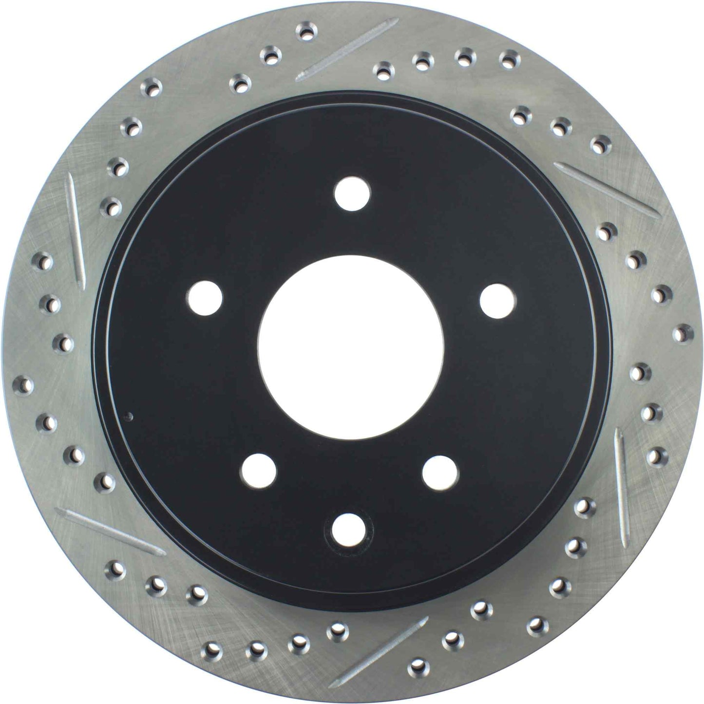StopTech Sport Drilled/Slotted Brake Rotor; Rear Right