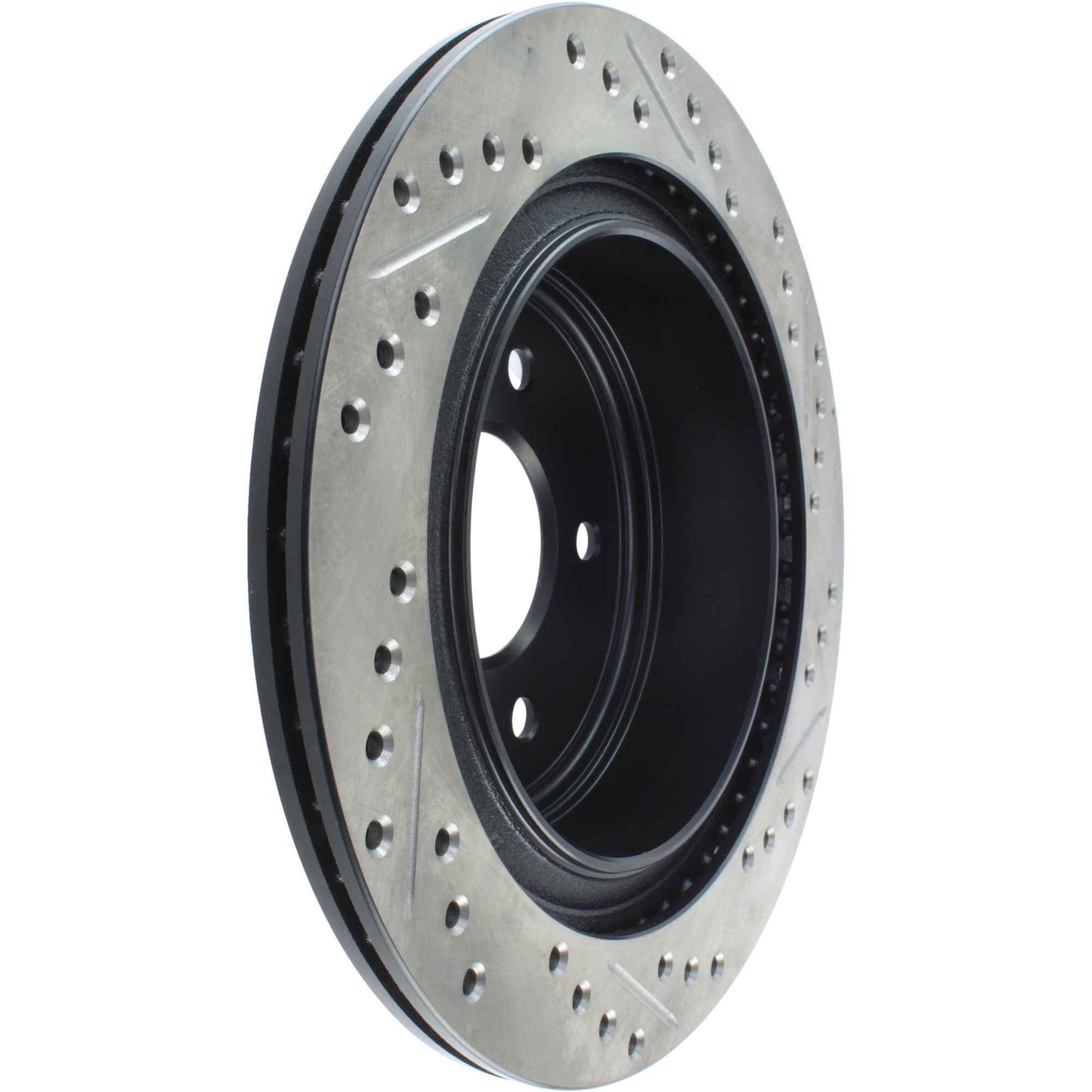 StopTech Sport Drilled/Slotted Brake Rotor; Rear Right