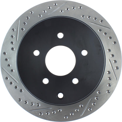 StopTech Sport Cryo Drilled/Slotted Brake Rotor; Rear Right