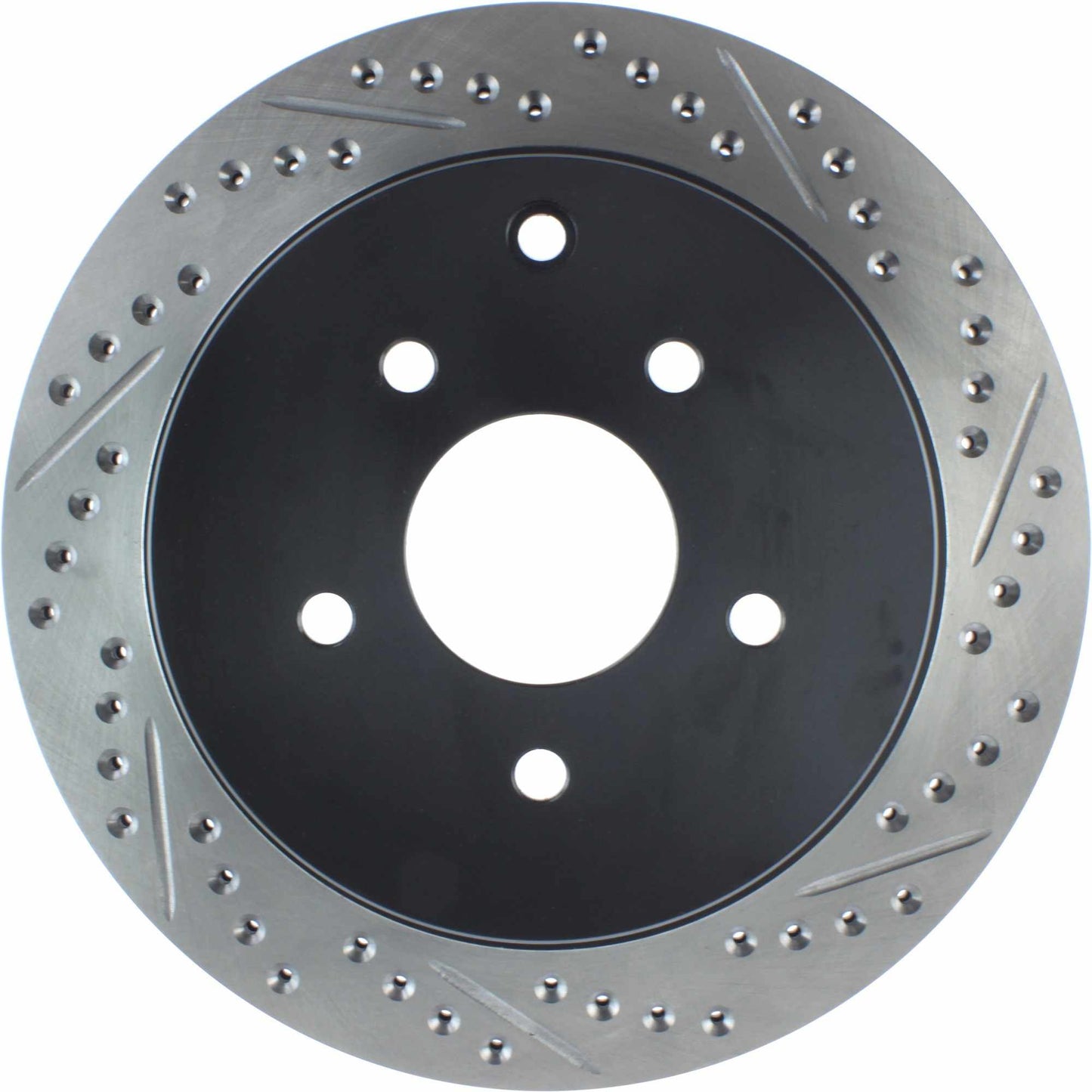 StopTech Sport Drilled/Slotted Brake Rotor; Rear Left