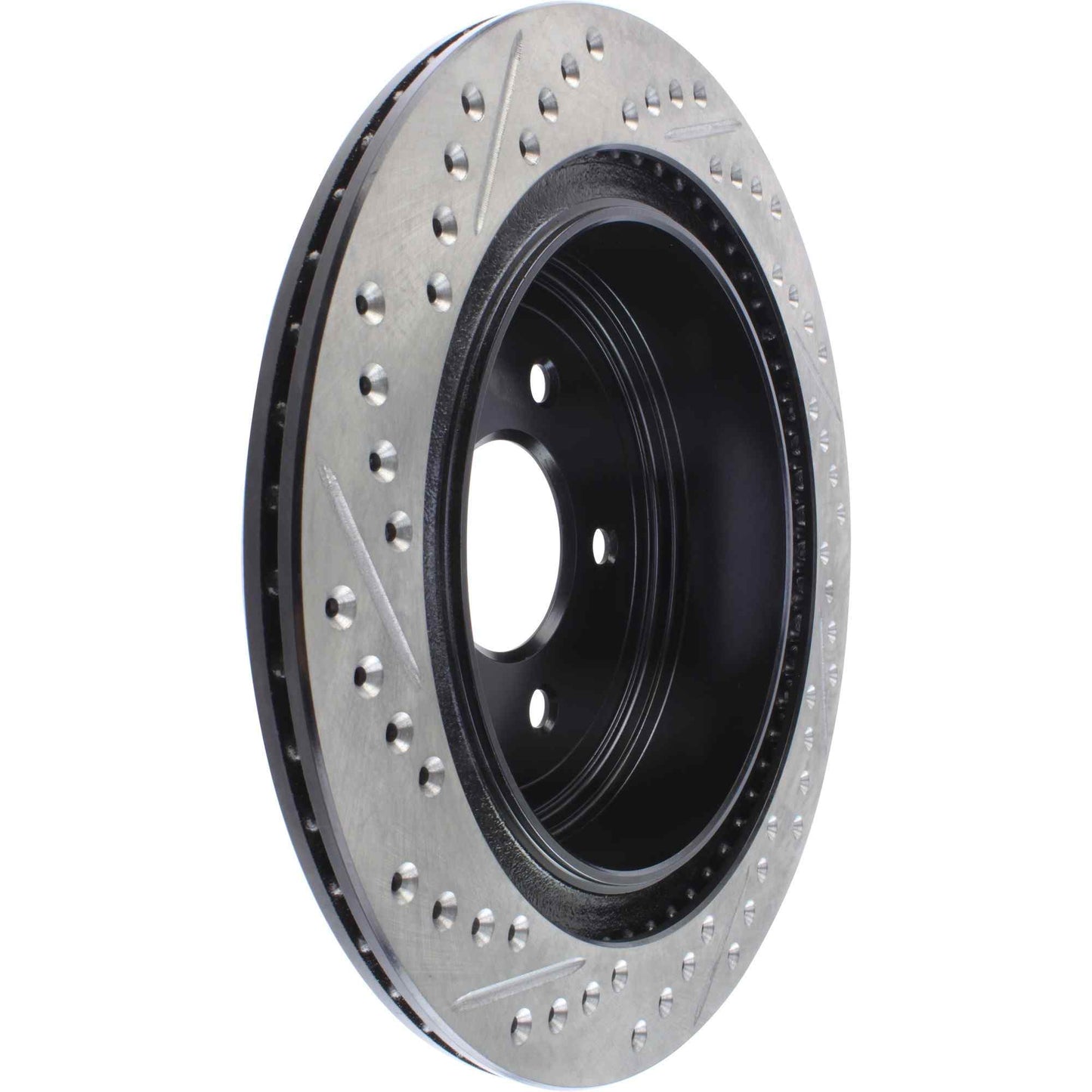 StopTech Sport Drilled/Slotted Brake Rotor; Rear Left