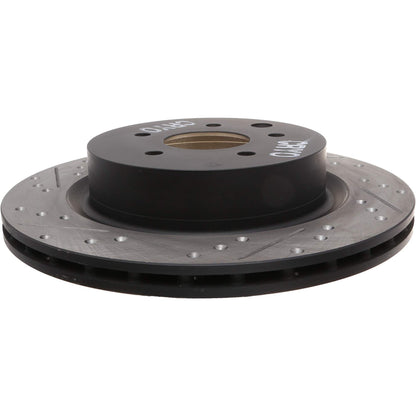 StopTech Sport Cryo Drilled/Slotted Brake Rotor; Rear Right