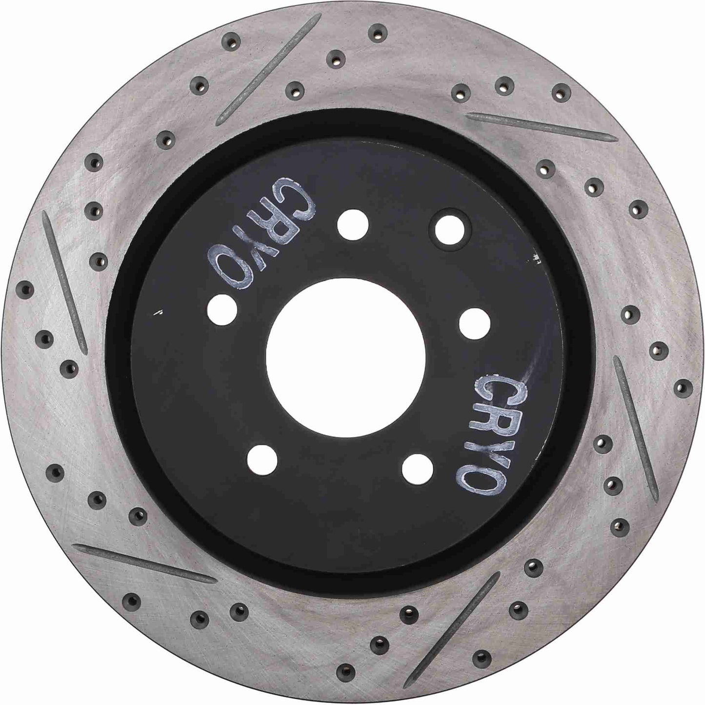 StopTech Sport Cryo Drilled/Slotted Brake Rotor; Rear Right