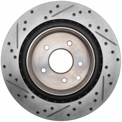 StopTech SportStop 6/02-08 Nissan 350Z / 8/02-04 Infiniti G35 Slotted & Drilled Rear Left Rotor 127.42079L