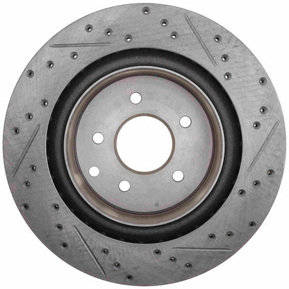 StopTech SportStop 6/02-08 Nissan 350Z / 8/02-04 Infiniti G35 Slotted & Drilled Rear Right Rotor 127.42079R