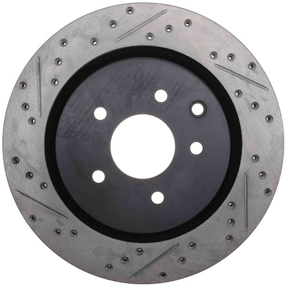 StopTech SportStop 6/02-08 Nissan 350Z / 8/02-04 Infiniti G35 Slotted & Drilled Rear Right Rotor 127.42079R