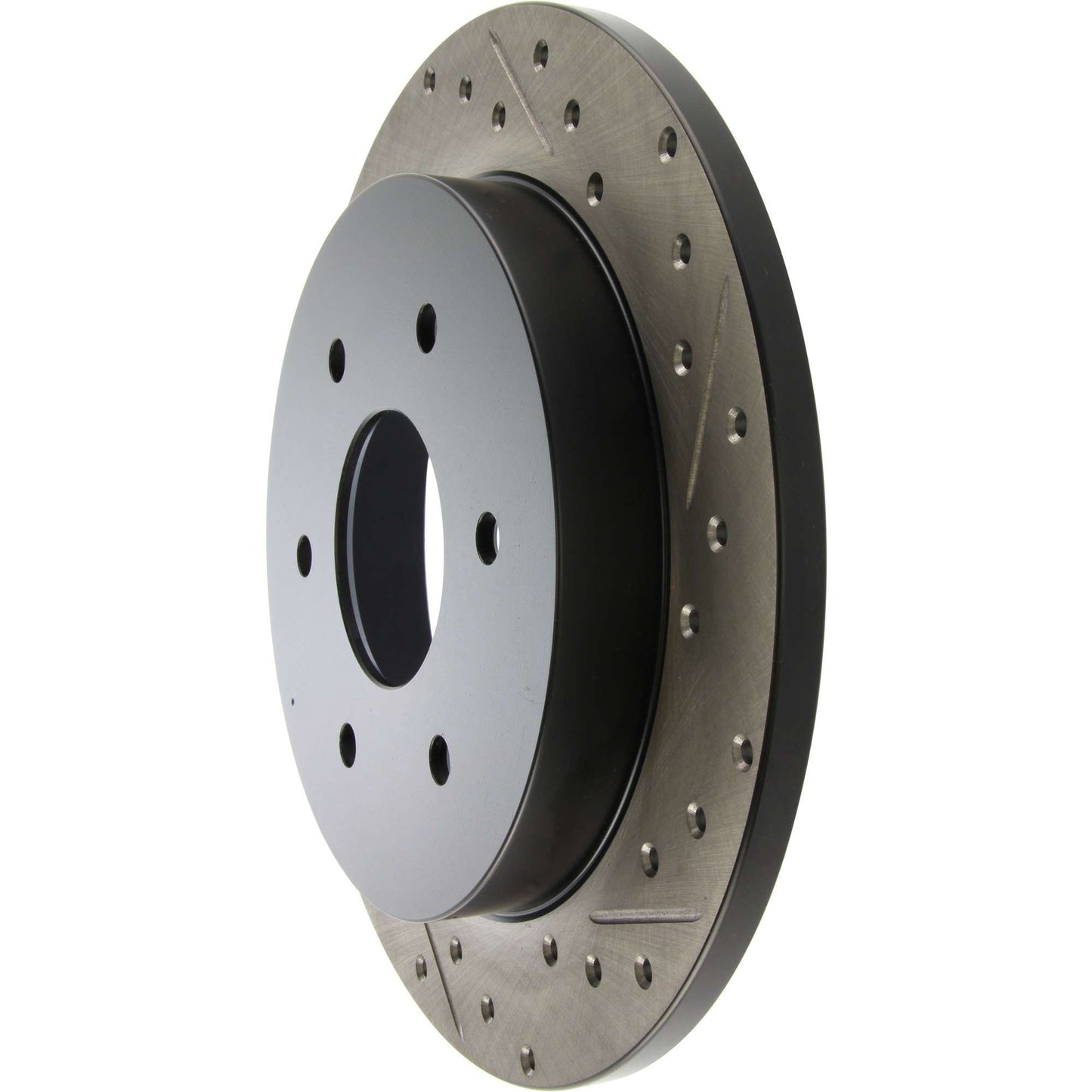 StopTech Sport Drilled/Slotted Brake Rotor; Rear Left