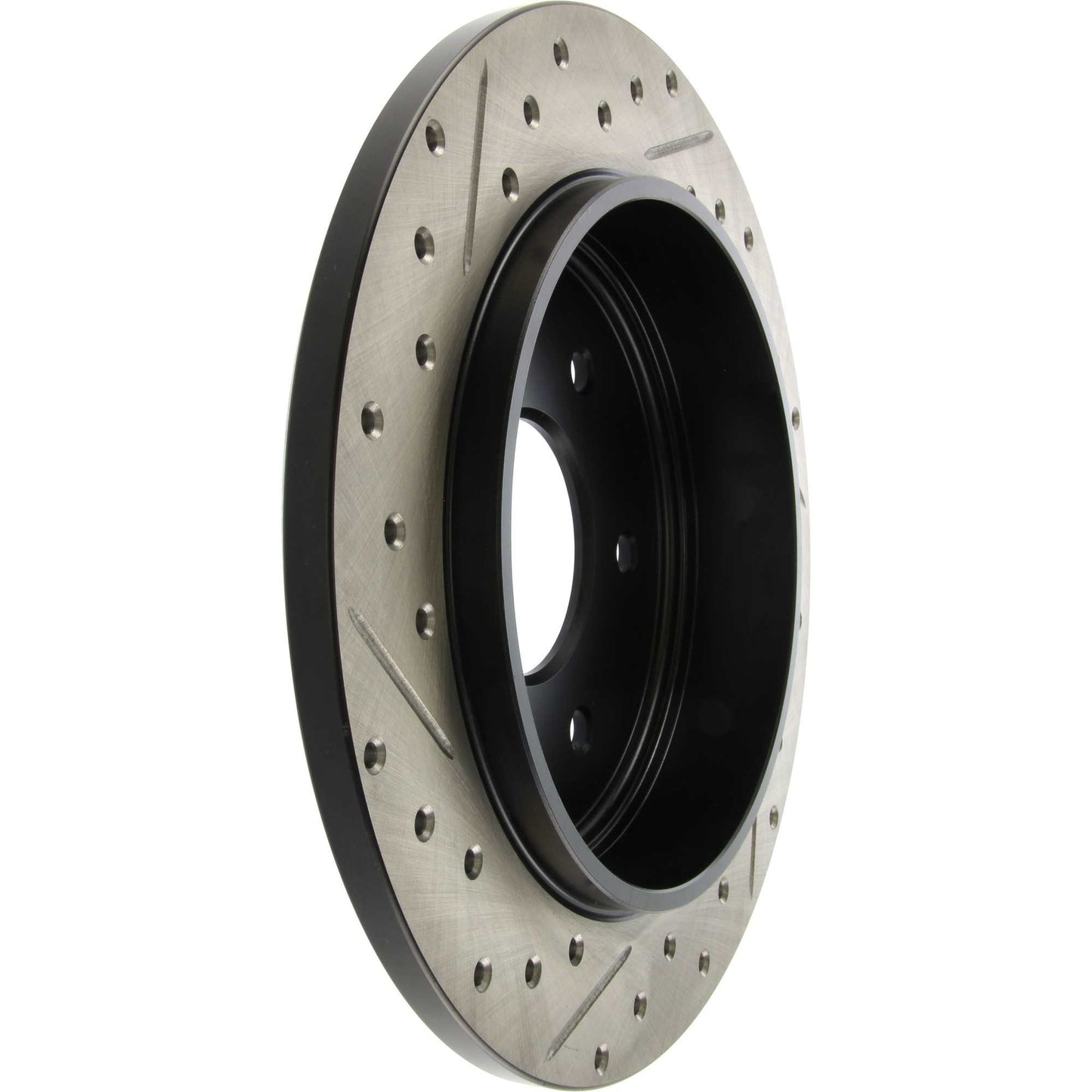 StopTech Sport Drilled/Slotted Brake Rotor; Rear Left