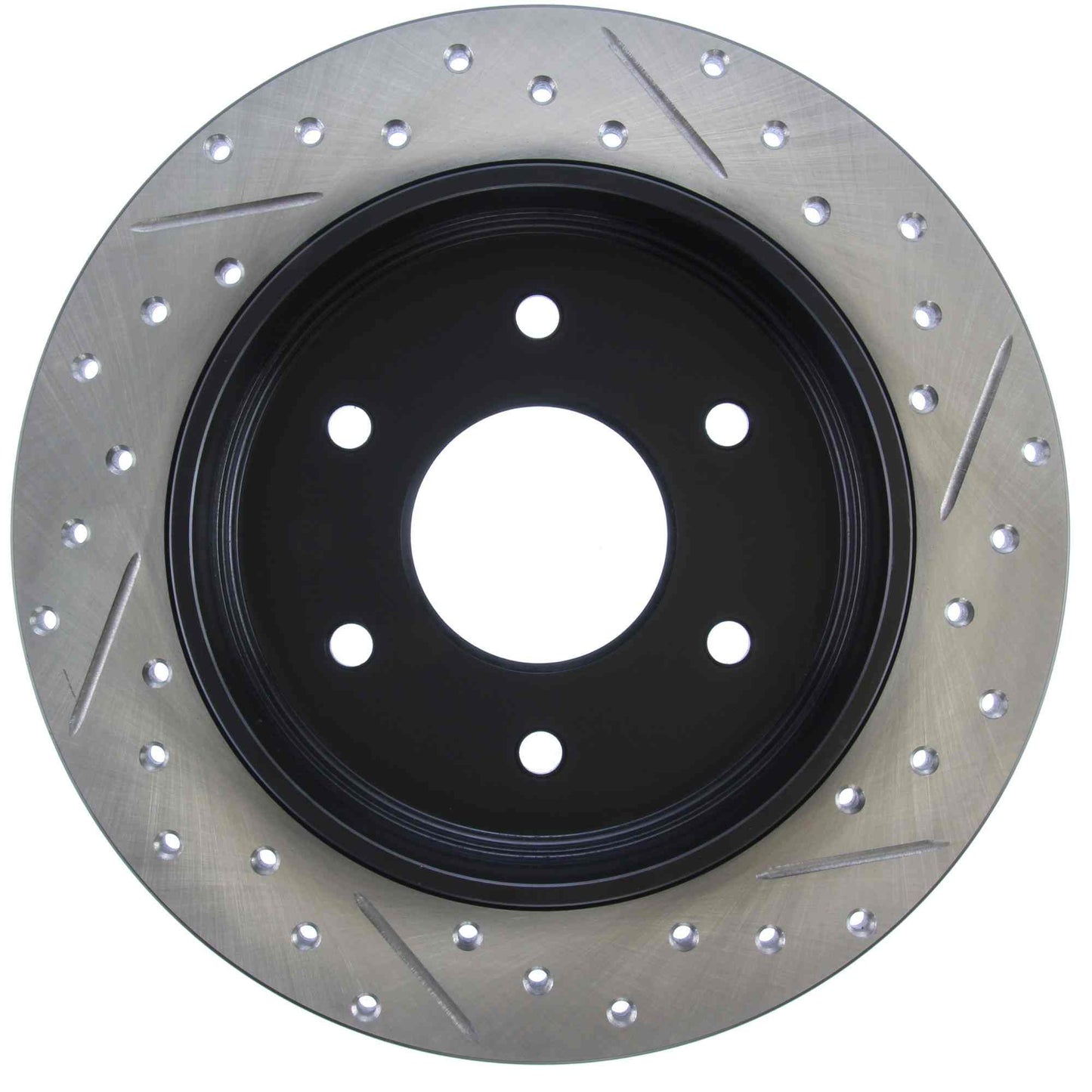 StopTech Sport Drilled/Slotted Brake Rotor; Rear Right