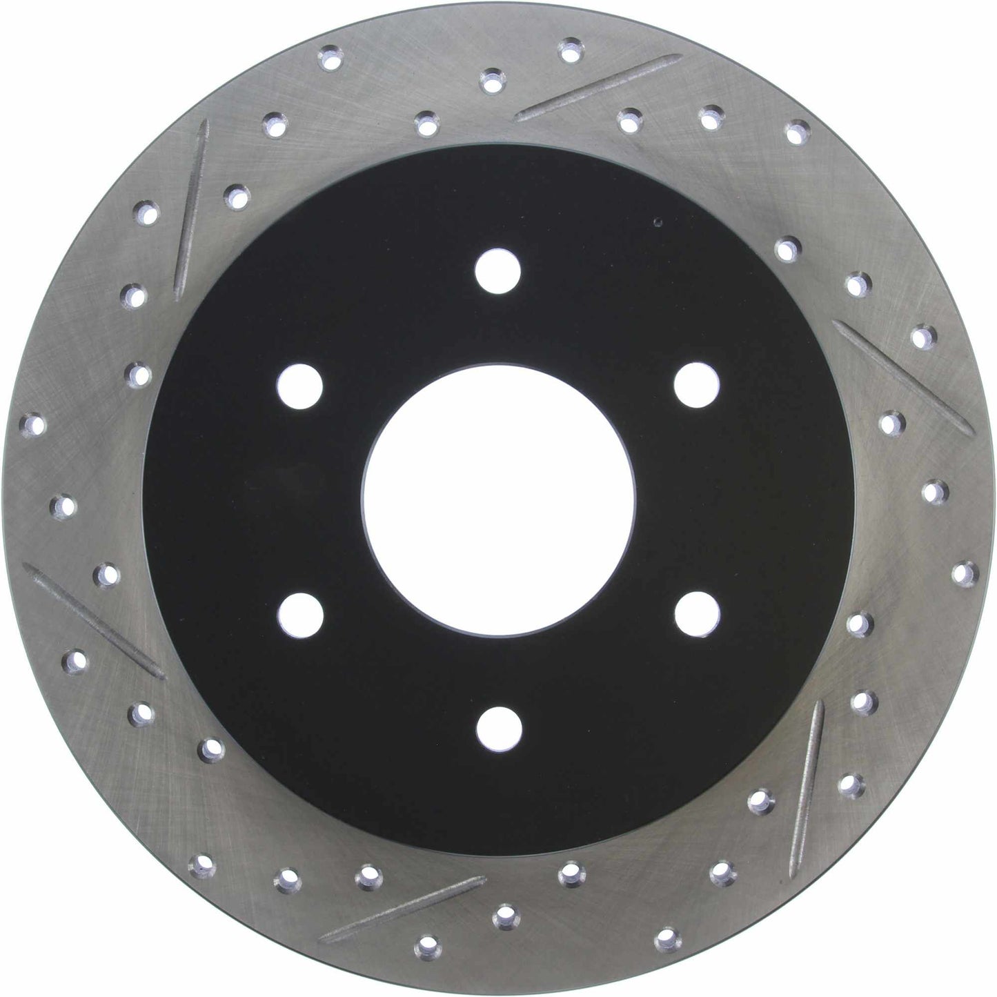 StopTech Sport Drilled/Slotted Brake Rotor; Rear Right