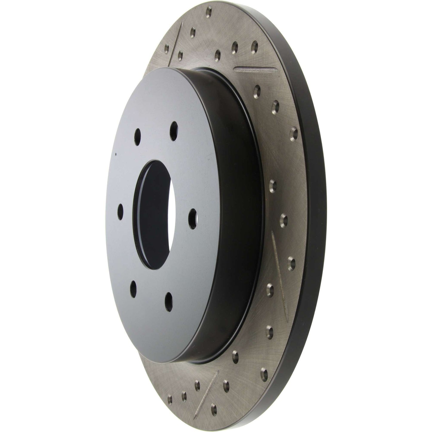 StopTech Sport Drilled/Slotted Brake Rotor; Rear Right