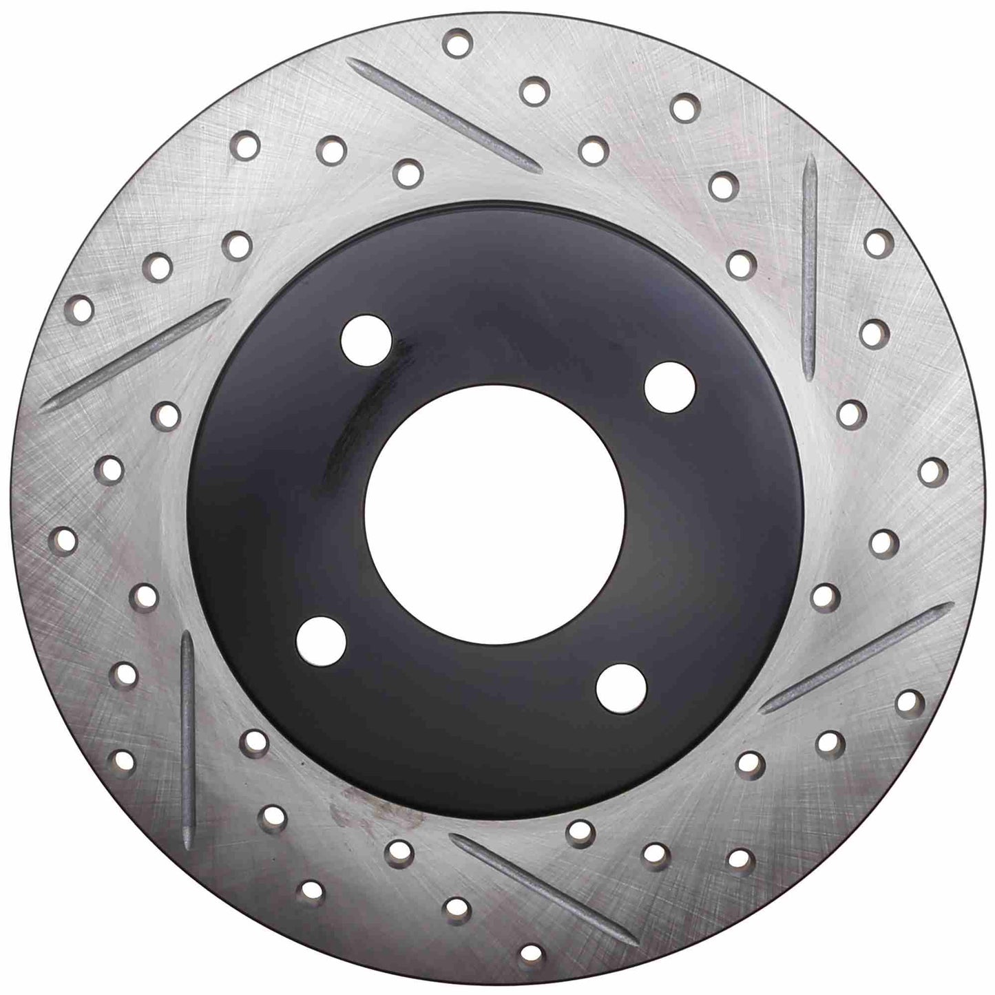 StopTech Sport Drilled/Slotted Brake Rotor; Rear Left