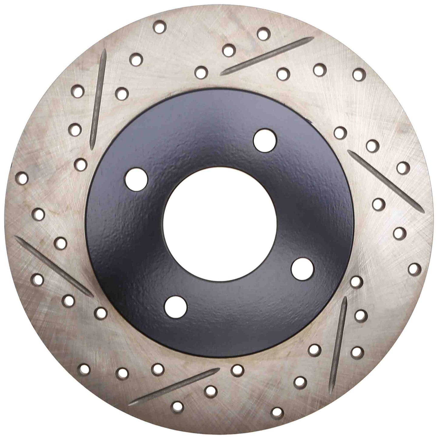 StopTech Sport Drilled/Slotted Brake Rotor; Rear Right