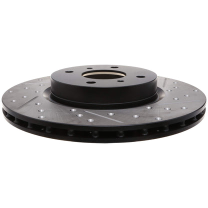 StopTech 4/03-06 Nissan Sentra(EXC Wagon) 2.5L SpecV SportStop Slotted & Drilled Front Left Rotor 127.42083L