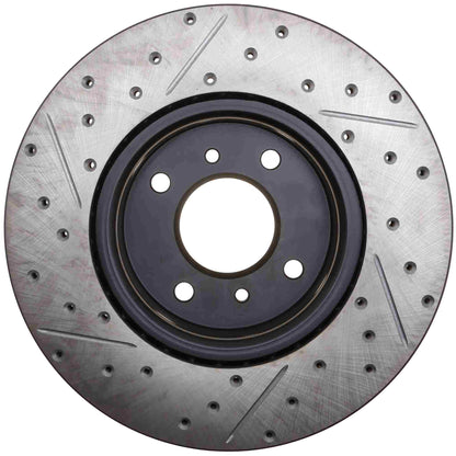 StopTech 4/03-06 Nissan Sentra(EXC Wagon) 2.5L SpecV SportStop Slotted & Drilled Front Left Rotor 127.42083L