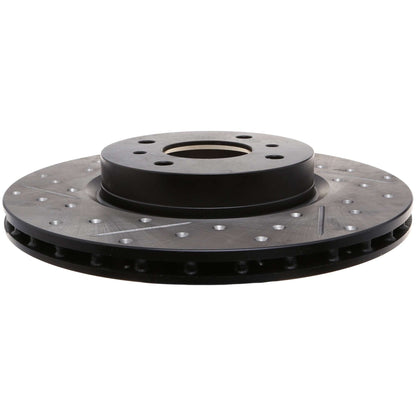 StopTech 4/03-06 Nissan Sentra(EXC Wagon) 2.5L SpecV SportStop Slotted & Drilled Front Right Rotor 127.42083R