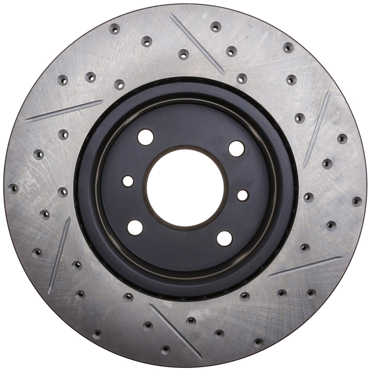 StopTech 4/03-06 Nissan Sentra(EXC Wagon) 2.5L SpecV SportStop Slotted & Drilled Front Right Rotor 127.42083R
