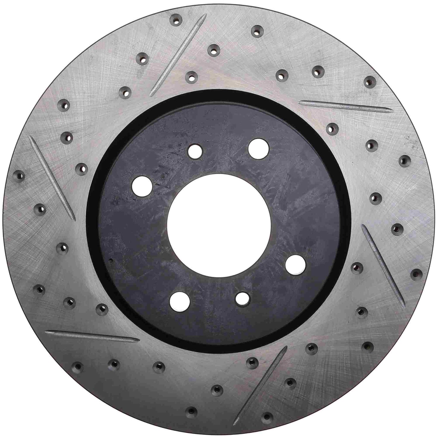 StopTech 4/03-06 Nissan Sentra(EXC Wagon) 2.5L SpecV SportStop Slotted & Drilled Front Right Rotor 127.42083R