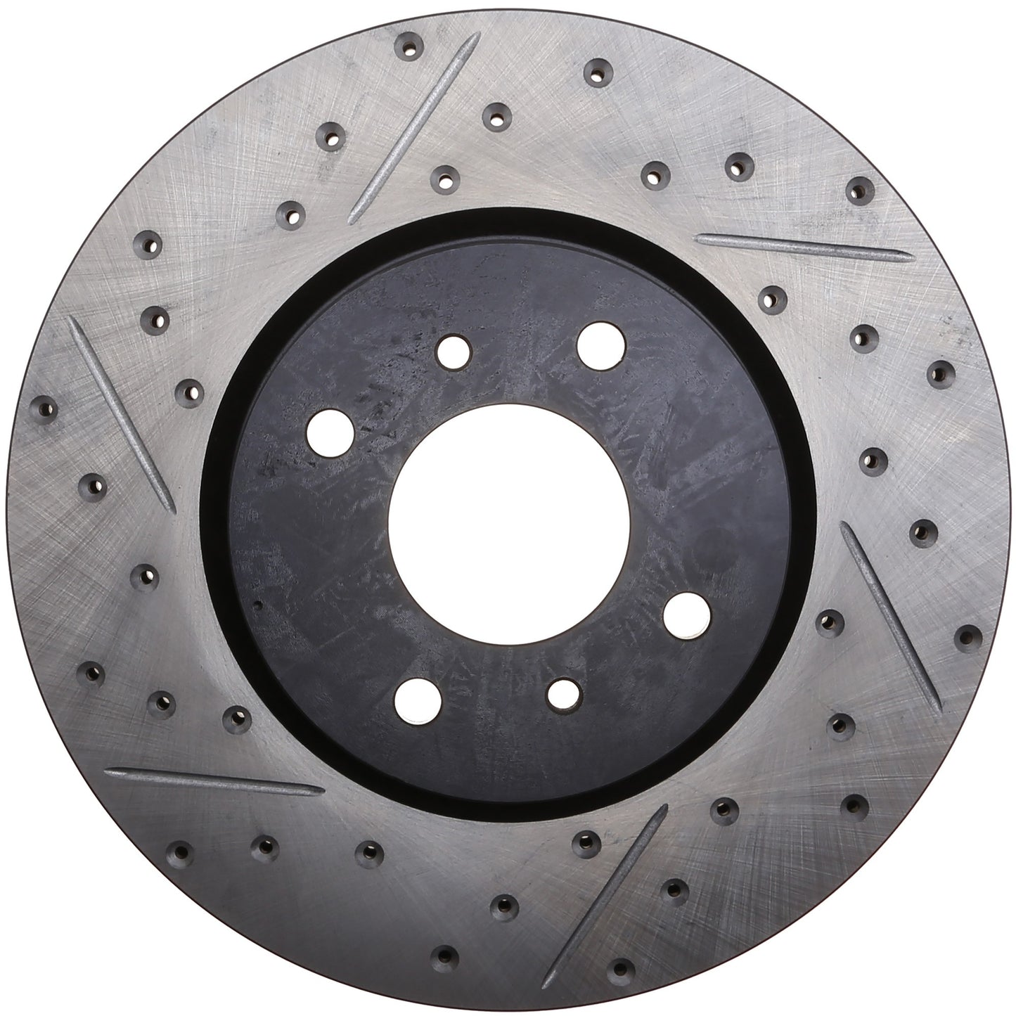 StopTech 4/03-06 Nissan Sentra(EXC Wagon) 2.5L SpecV SportStop Slotted & Drilled Front Right Rotor 127.42083R