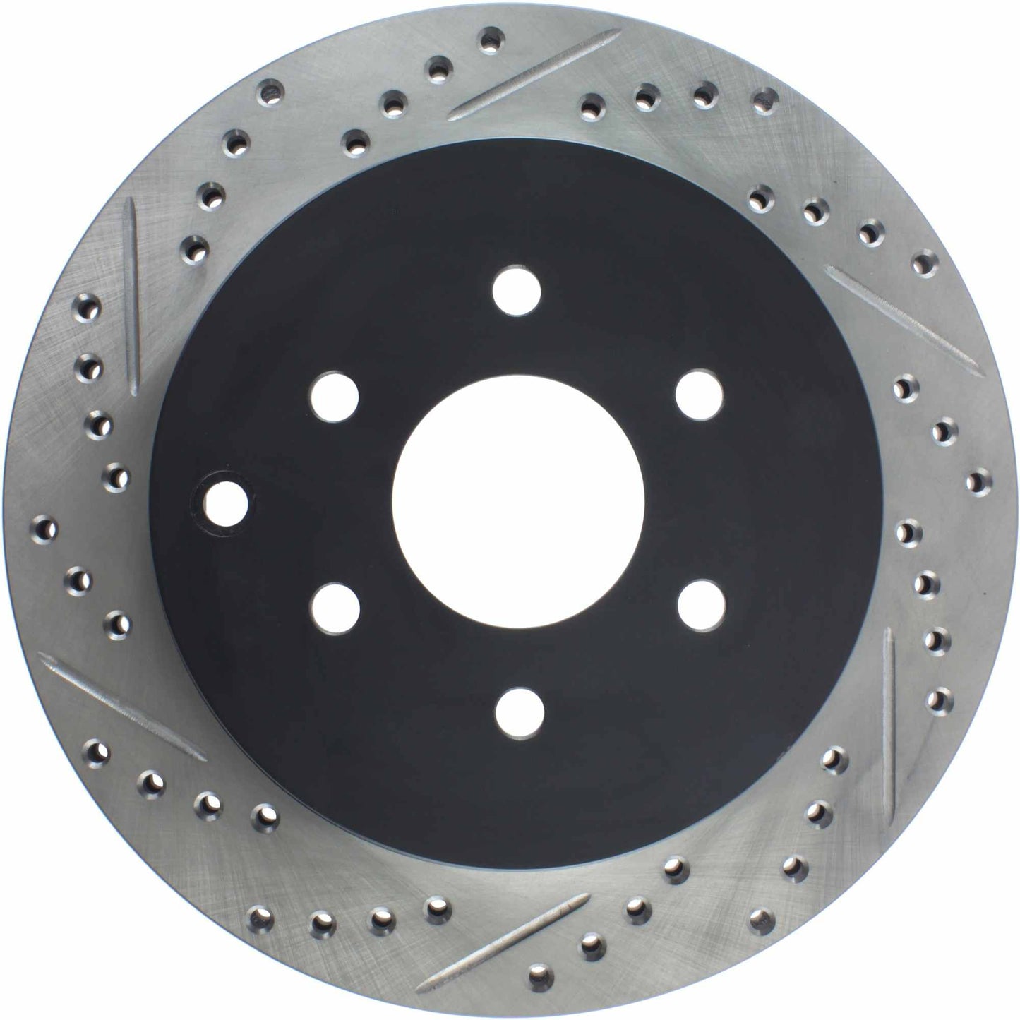 StopTech Sport Drilled/Slotted Brake Rotor; Rear Right