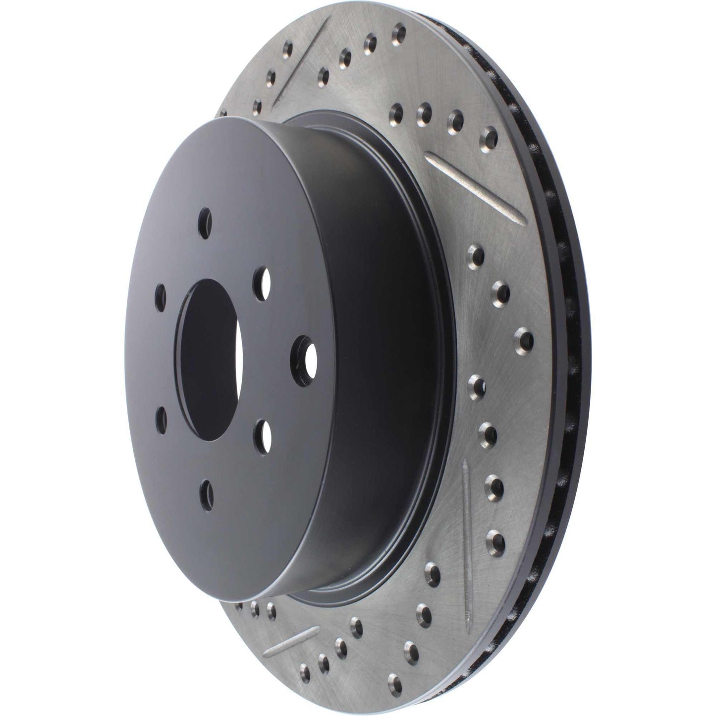 StopTech Sport Drilled/Slotted Brake Rotor; Rear Right