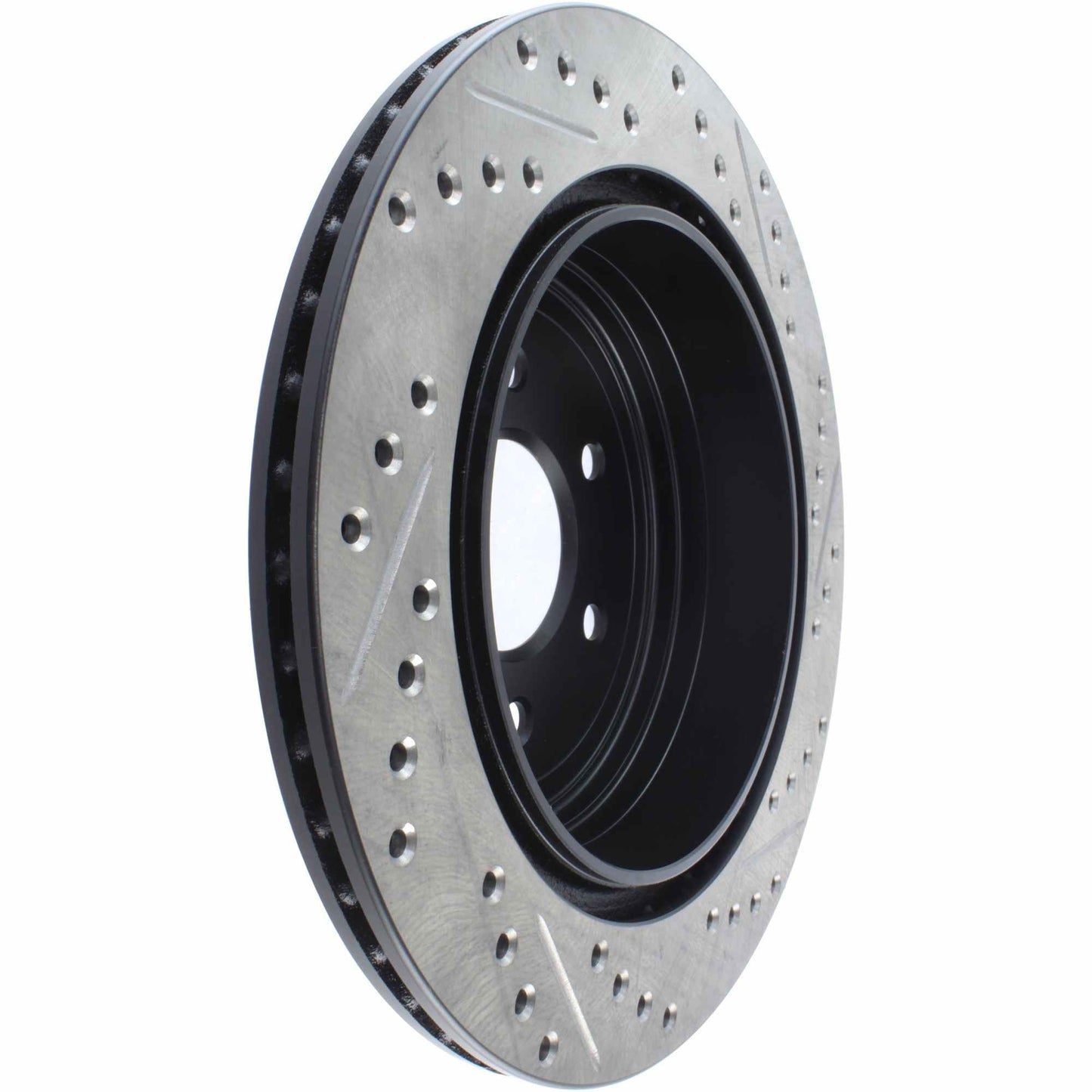 StopTech Sport Drilled/Slotted Brake Rotor; Rear Right