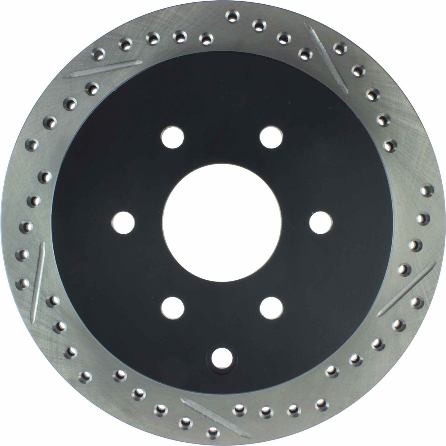 StopTech Sport Drilled/Slotted Brake Rotor; Rear Left