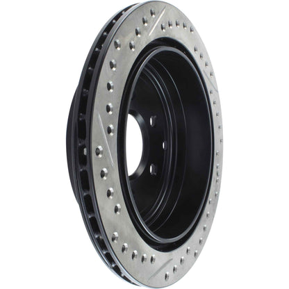StopTech Sport Drilled/Slotted Brake Rotor; Rear Left