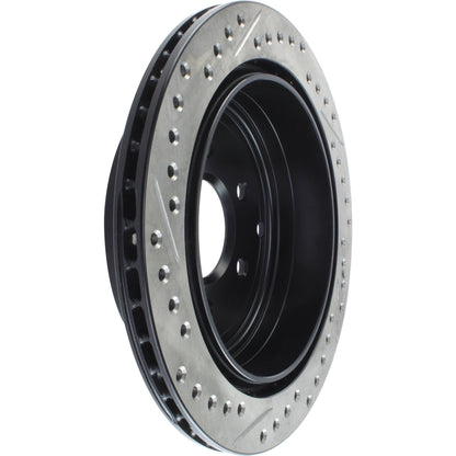 StopTech Sport Drilled/Slotted Brake Rotor; Rear Left