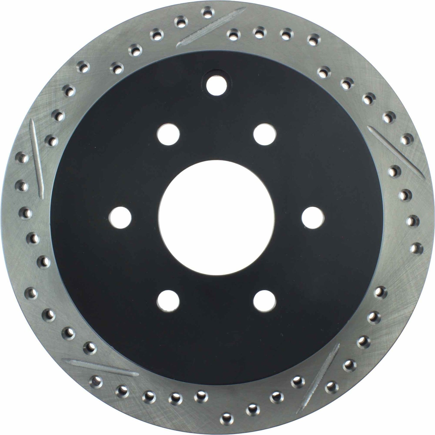 StopTech Sport Drilled/Slotted Brake Rotor; Rear Right