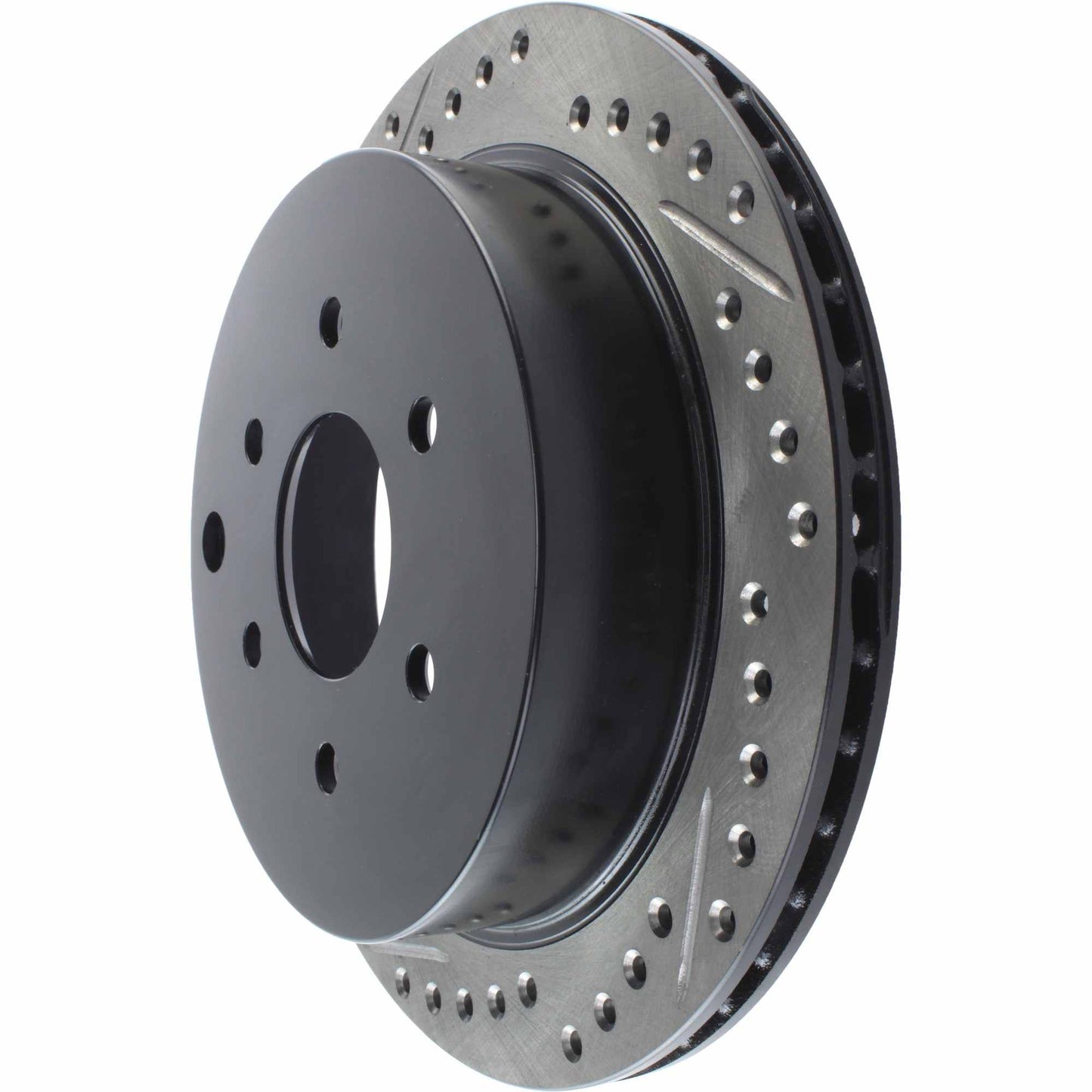 StopTech Sport Drilled/Slotted Brake Rotor; Rear Right