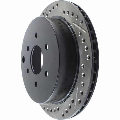 StopTech Sport Drilled/Slotted Brake Rotor; Rear Right