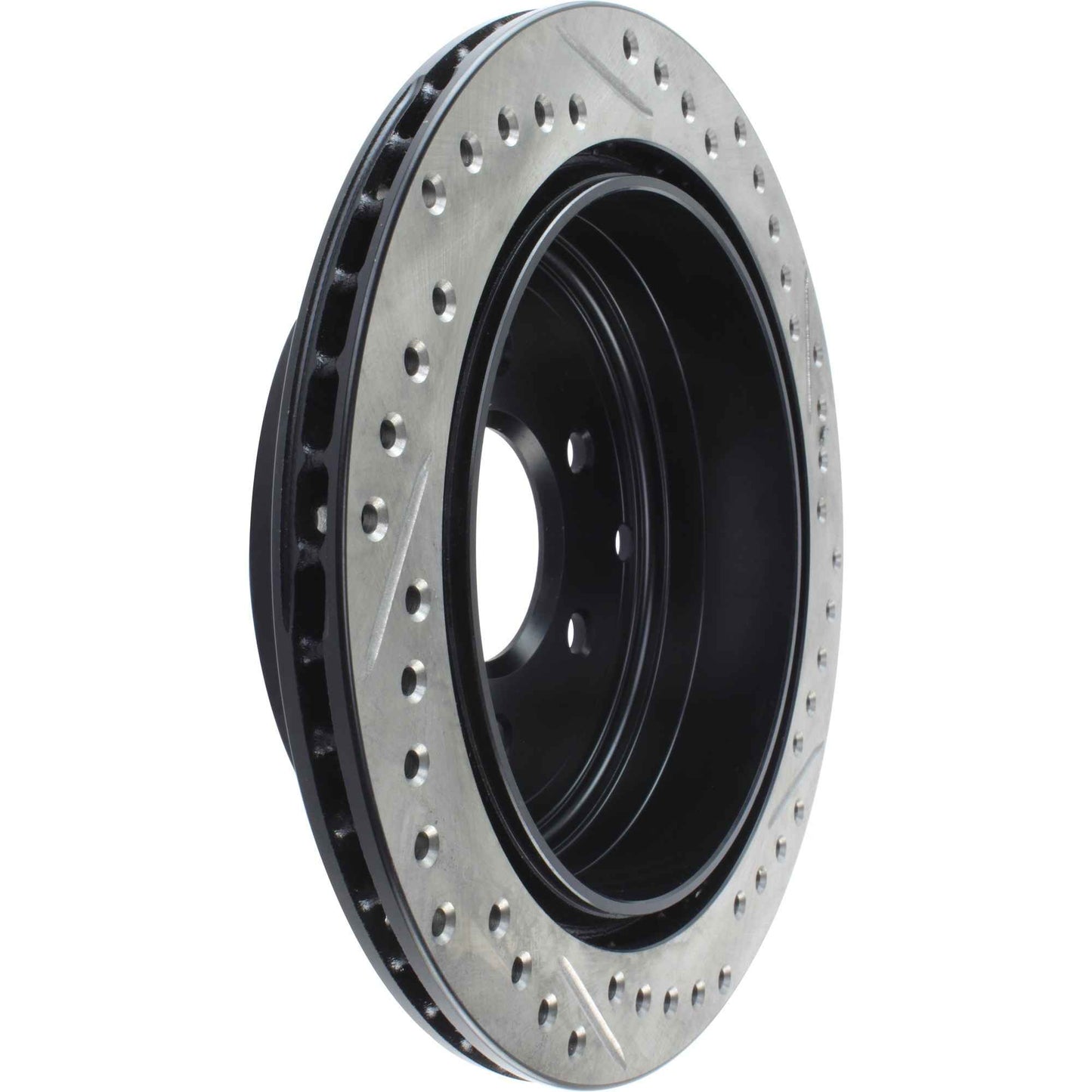 StopTech Sport Drilled/Slotted Brake Rotor; Rear Right