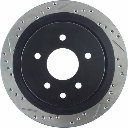 StopTech Sport Cryo Drilled/Slotted Brake Rotor; Rear Right
