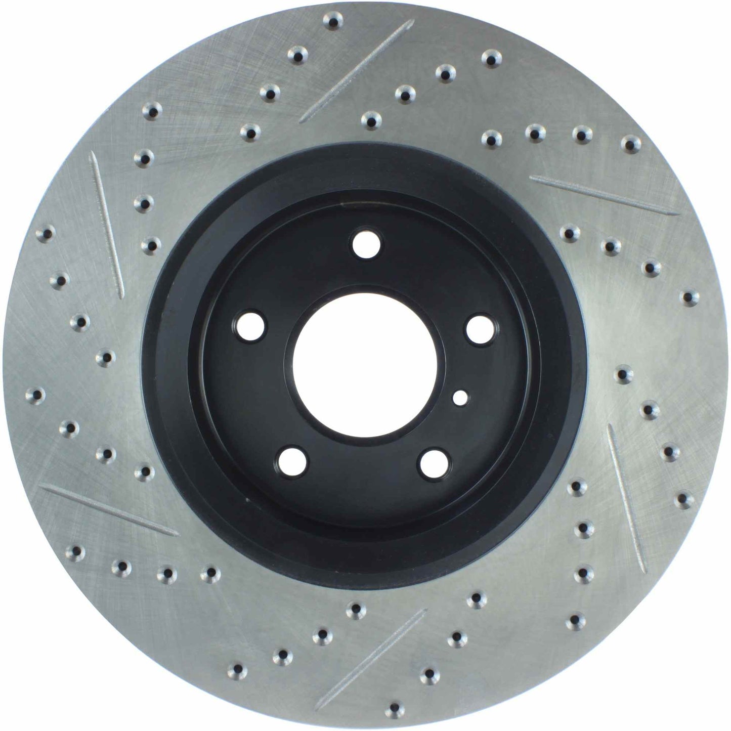 StopTech Sport Drilled/Slotted Brake Rotor; Front Left