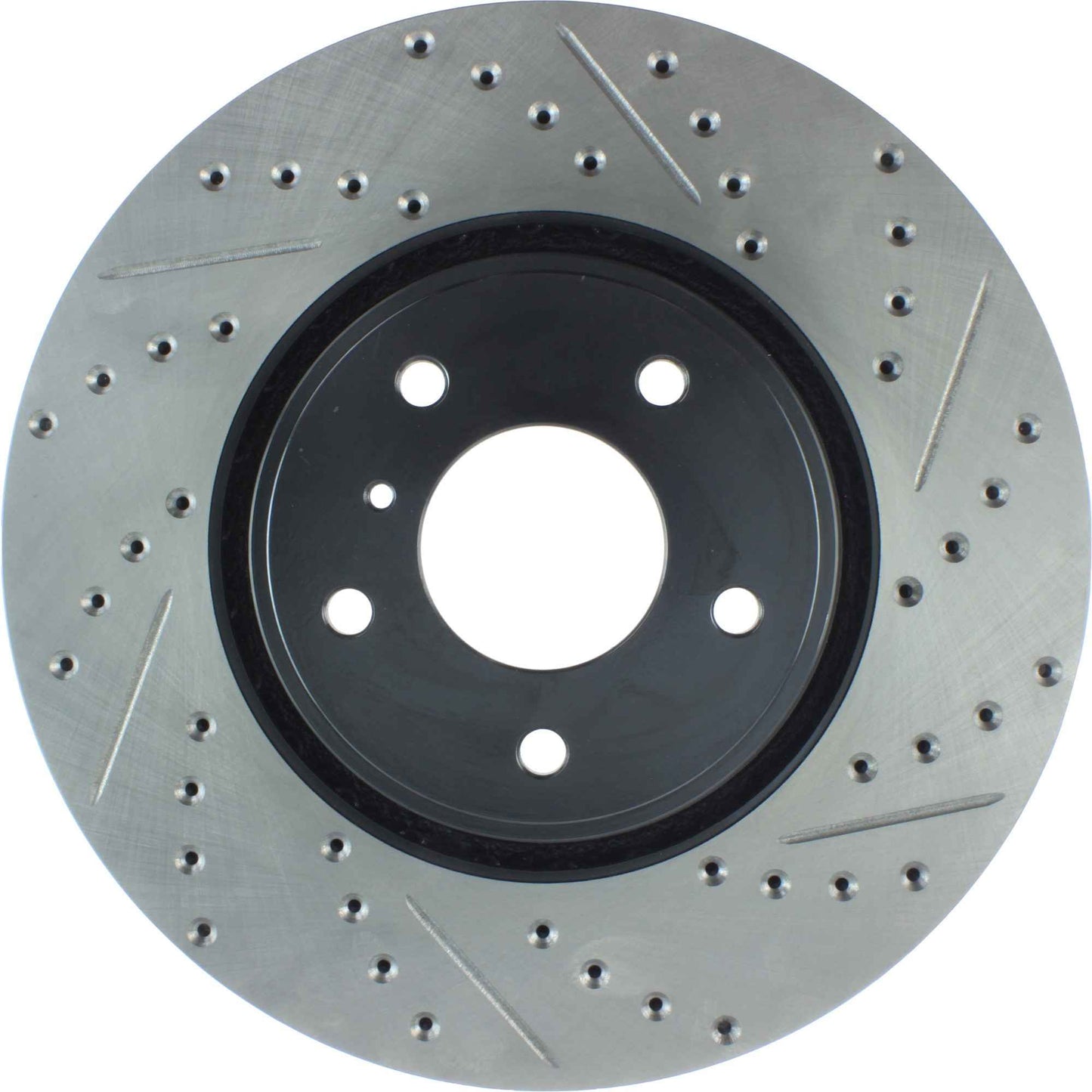 StopTech Sport Drilled/Slotted Brake Rotor; Front Left