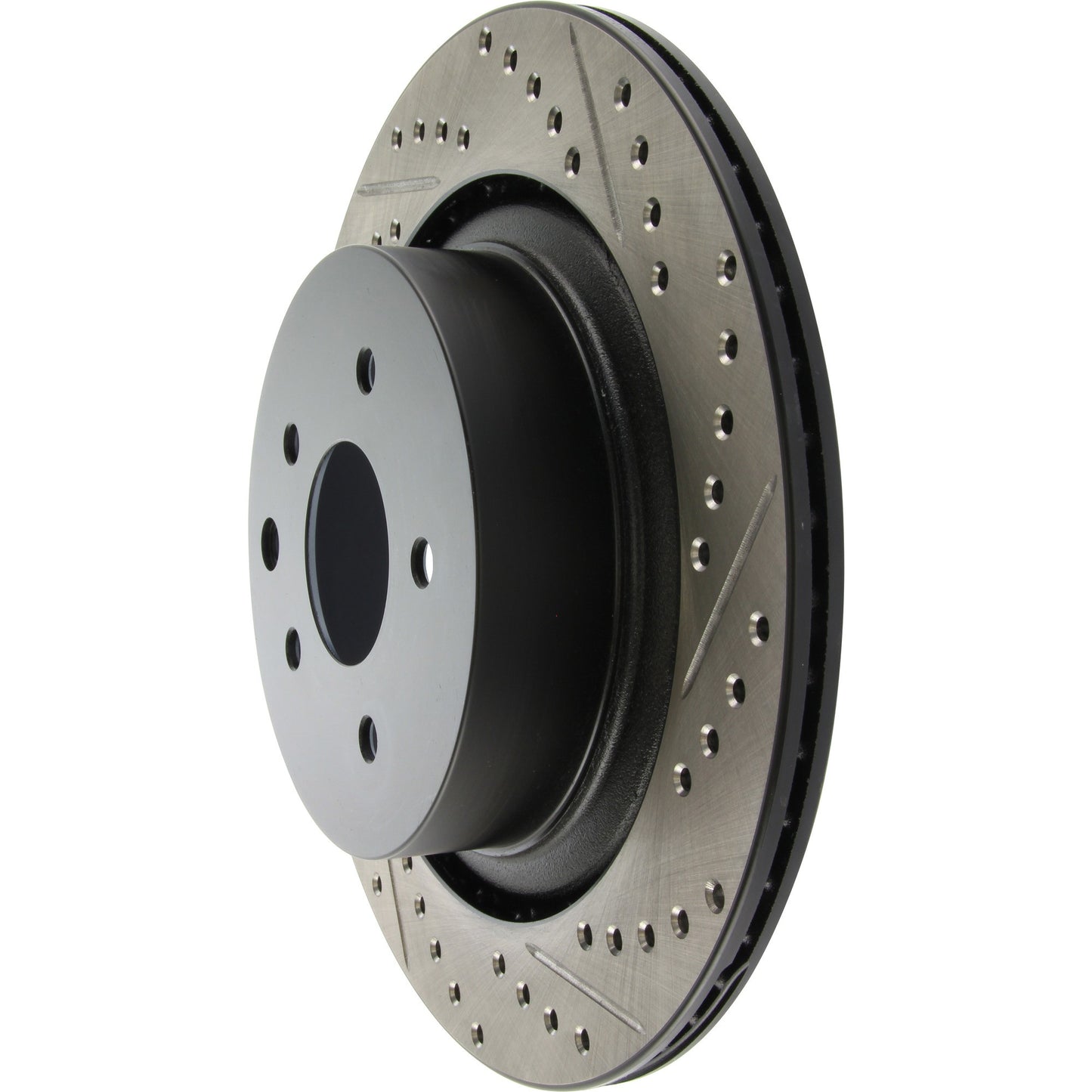 StopTech Sport Drilled/Slotted Brake Rotor; Rear Left