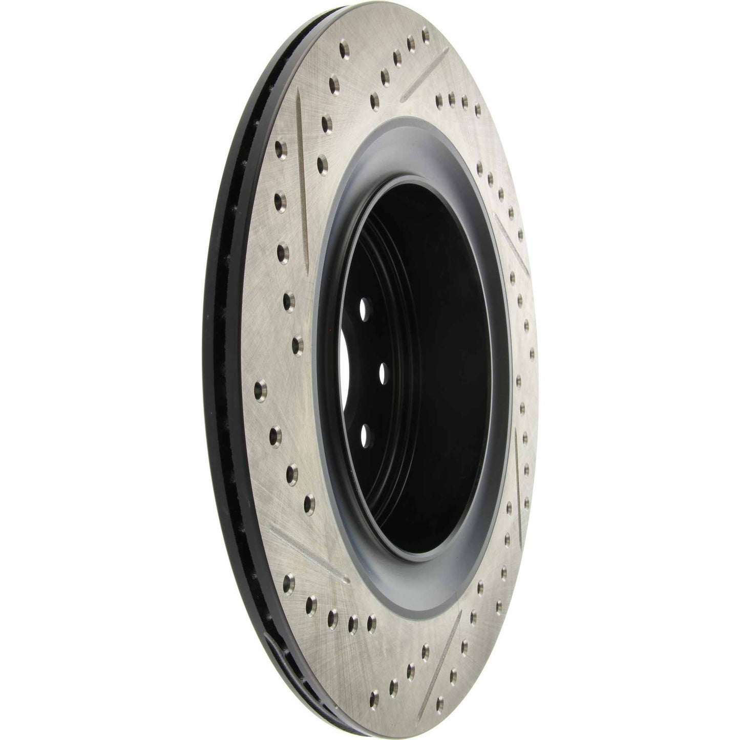 StopTech Sport Drilled/Slotted Brake Rotor; Rear Left